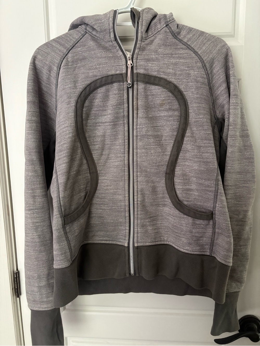 lululemon athletica Heather Gray Full-Zip Scuba